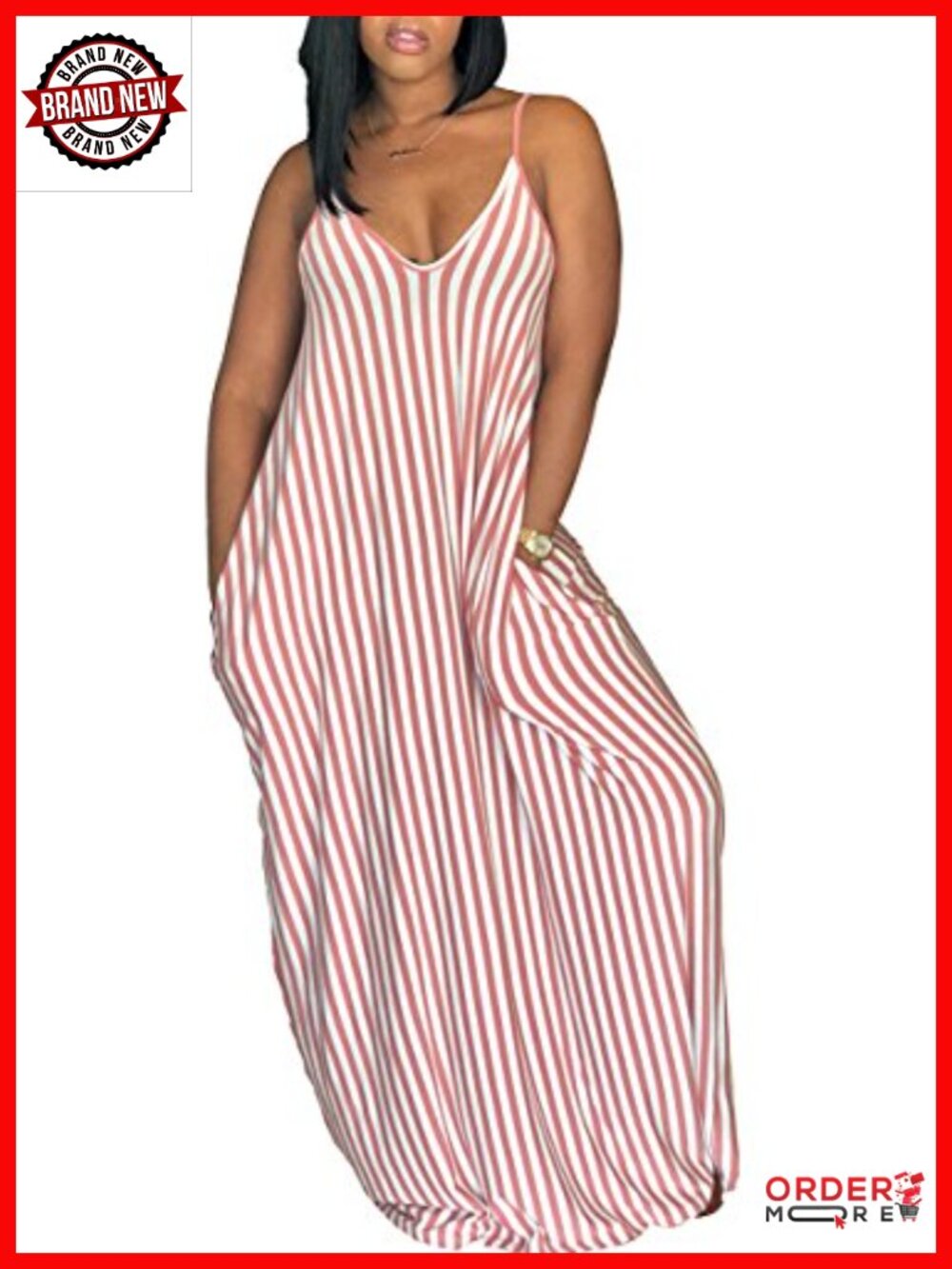 Women's Casual Summer Floral Long Maxi Dress Floor Length Sleeveless Plus Size